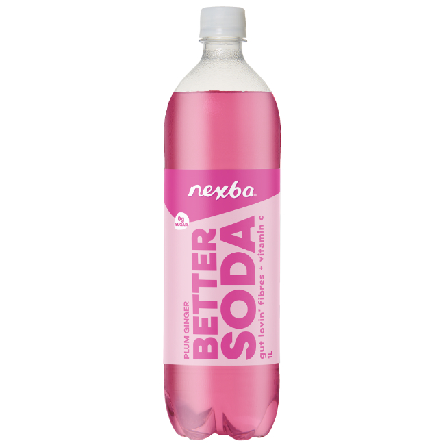 1L Pet ~ Better Soda ~ Plum Ginger 1L Pet ~ Better Soda ~ Plum Ginger