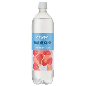 1L Pet ~ Strawberry & Peach Kefir Water