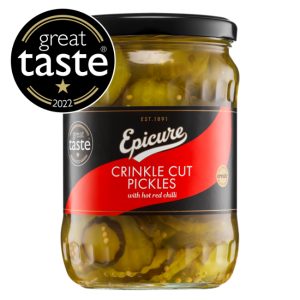 Spicy Crinkle Cut Pickles