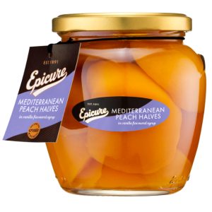 Mediterranean Peach Halves In Vanilla Syrup