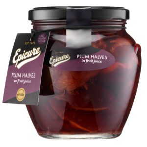 Plum Halves In Fruit Juice