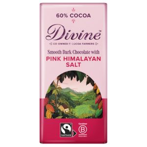 Sharing Bar ~ 60% Dark Chocolate With Pink Himalayan Salt