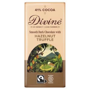Sharing Bar ~ 41% Dark Chocolate With Hazelnut Truffle